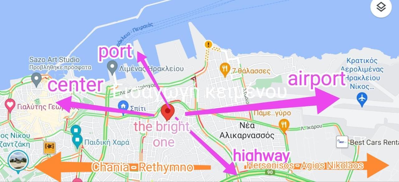 The Bright One Apartment Heraklion  ภายนอก รูปภาพ